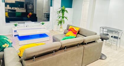 Modern Private Suite with 100 inch TV Quiet Oshawa