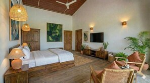 Deluxe Double Room, 1 Queen Bed, Balcony, Lake View | Desk, free WiFi - Bundala Forest Resort (Weerawila)