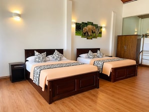 Habitación Deluxe con 2 camas individuales, vistas al lago | Escritorio y wifi gratis