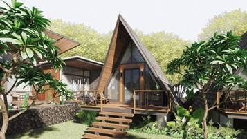 Sunrise Cabin | Pemandangan dari udara