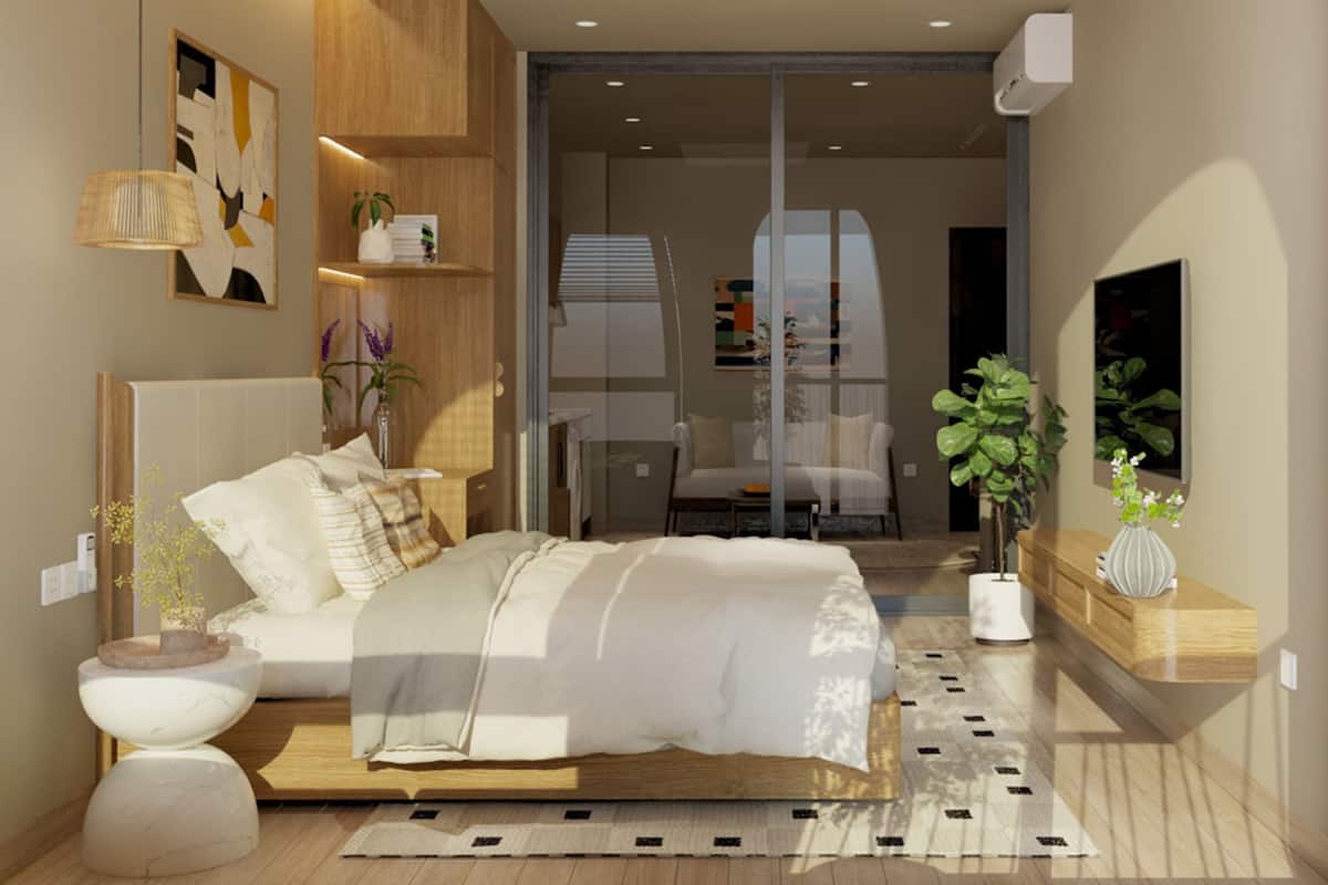 家庭公寓, 2 間臥室, 城市景