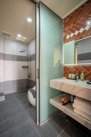 Family Διαμέρισμα, 1 Υπνοδωμάτιο, Θέα στην Πόλη | Μπάνιο