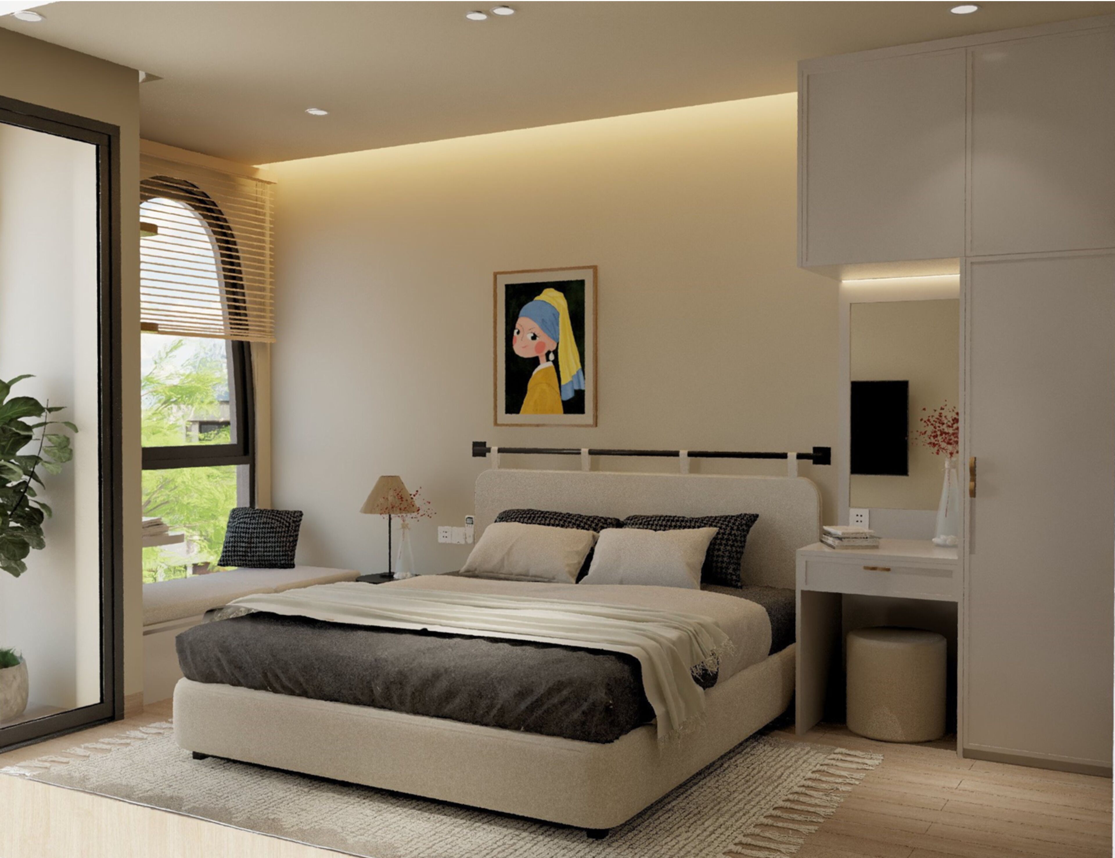 Apartment, Balcony, City View