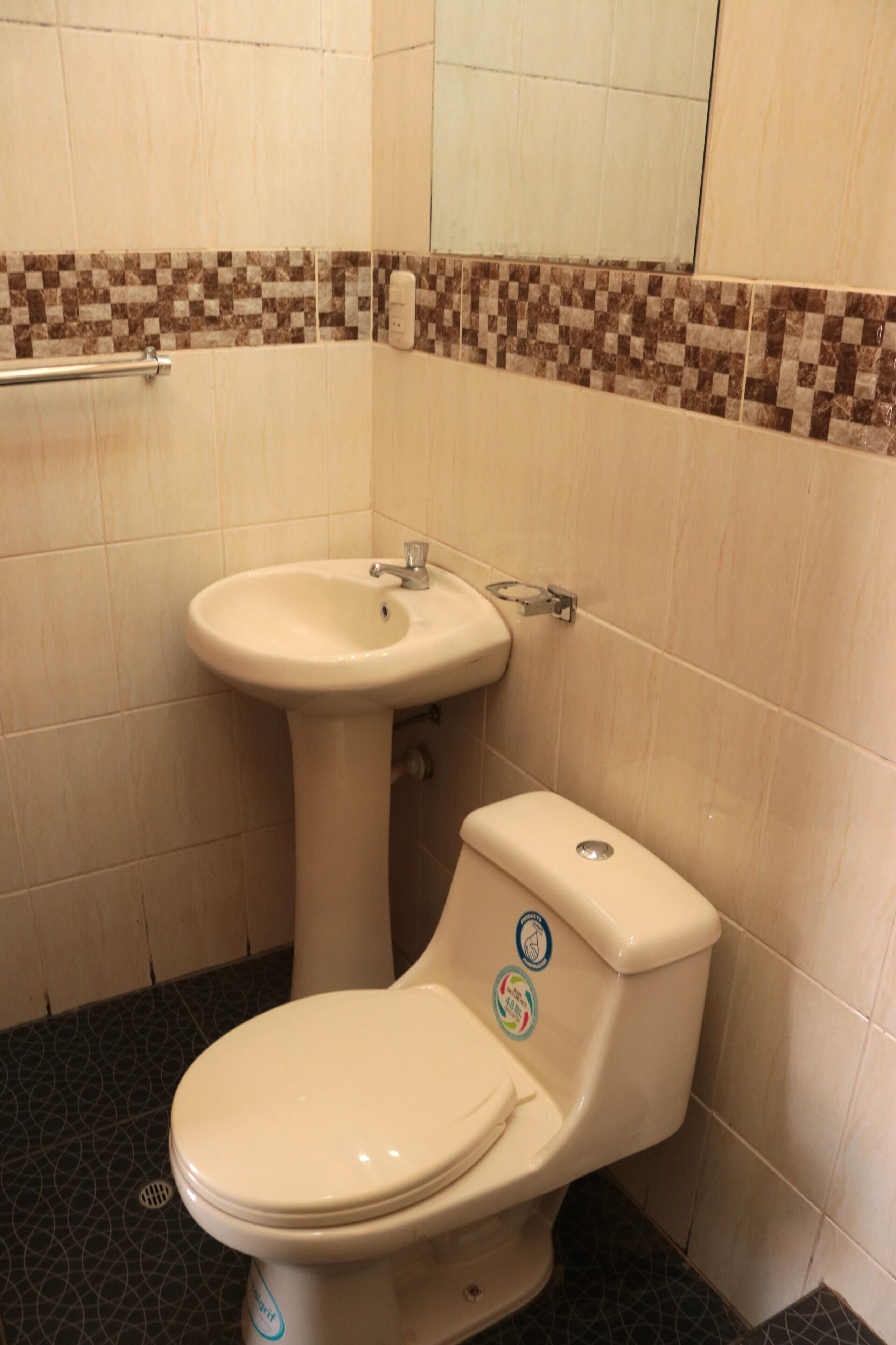 Comfort Room | Bathroom | Shower, towels, soap, toilet paper