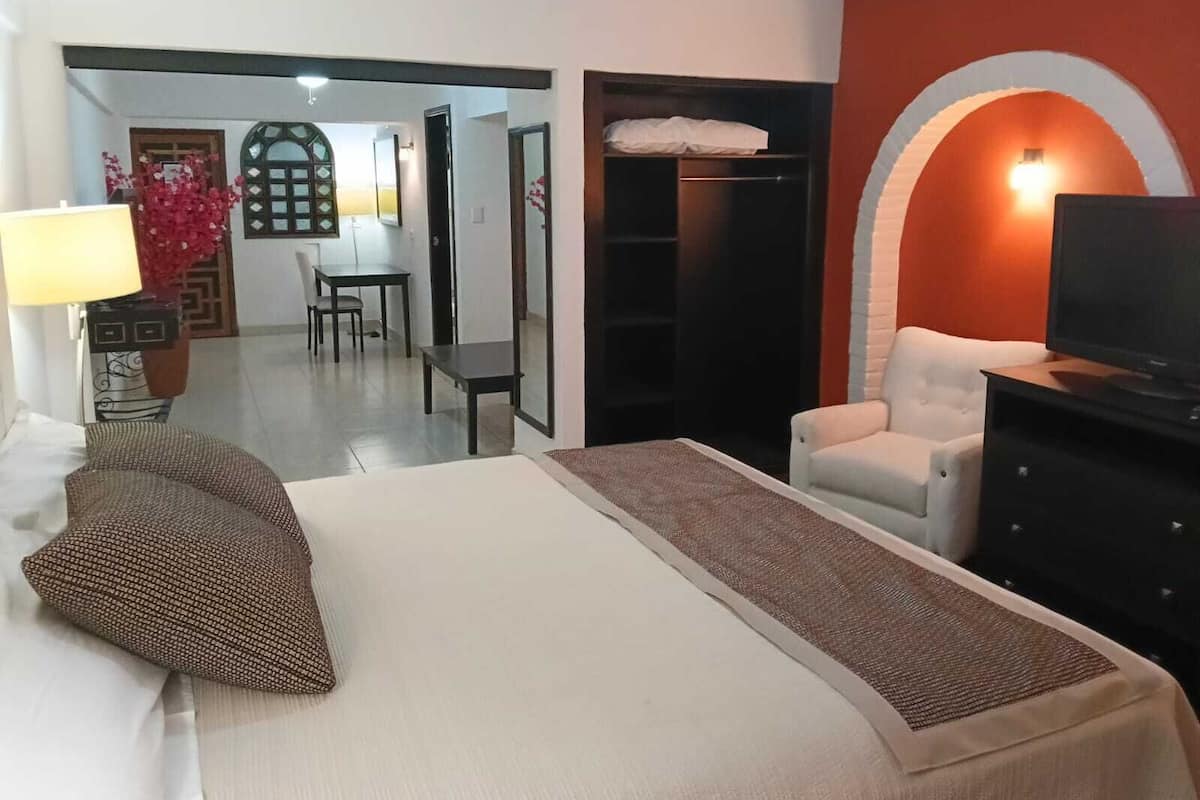 Quarto conforto, vista para a cidade