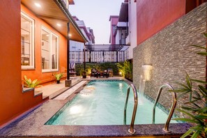 Outdoor pool - ELIVAAS 3 BHK Aamy Villa with Pvt Pool (Mawal)