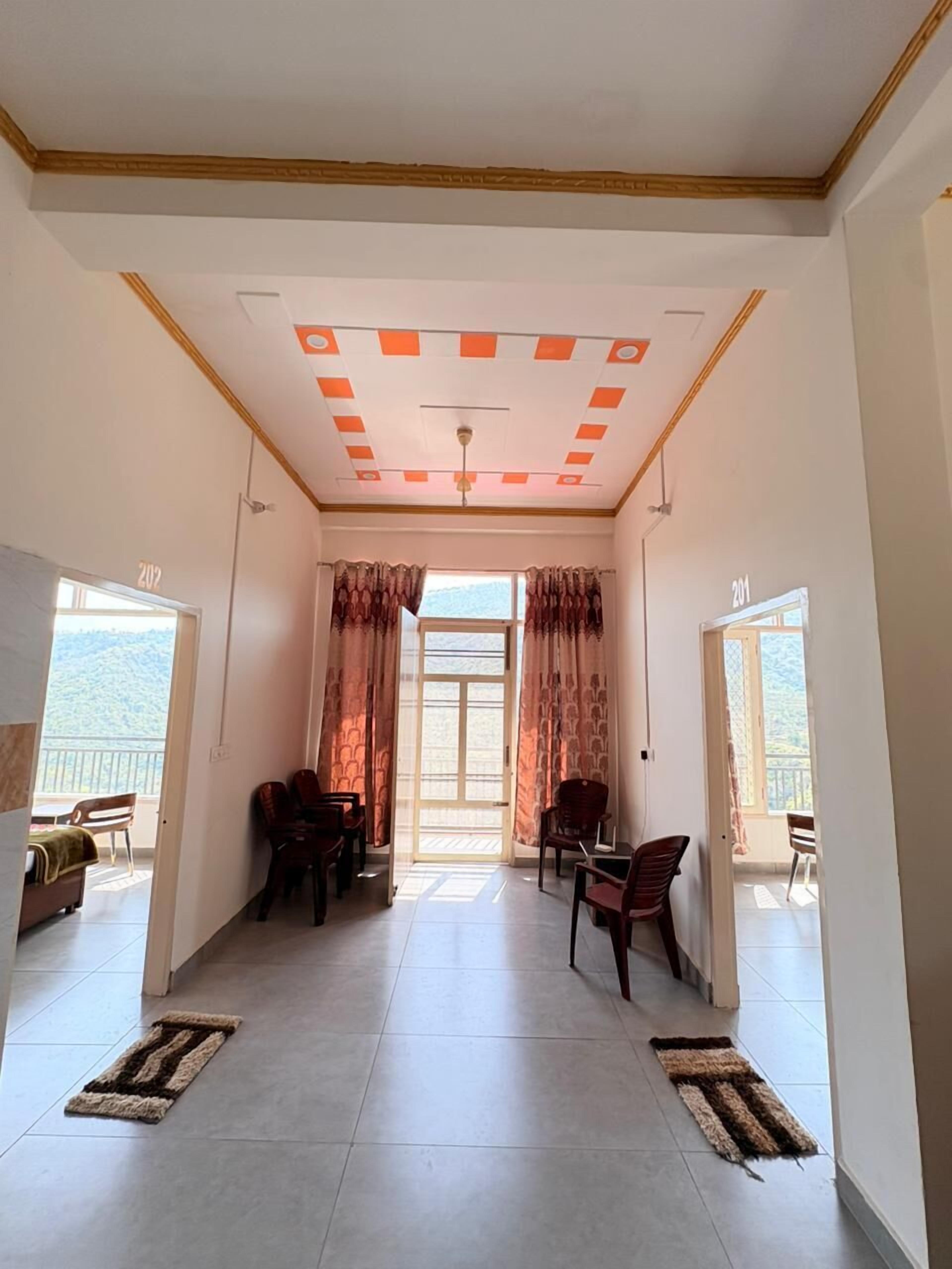 3 BHK with balcony + Mountain View | Living area