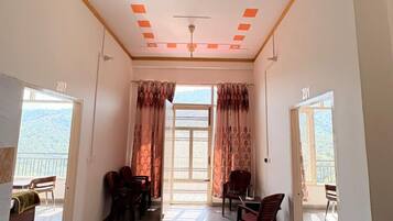 3 BHK with balcony + Mountain View | Living area