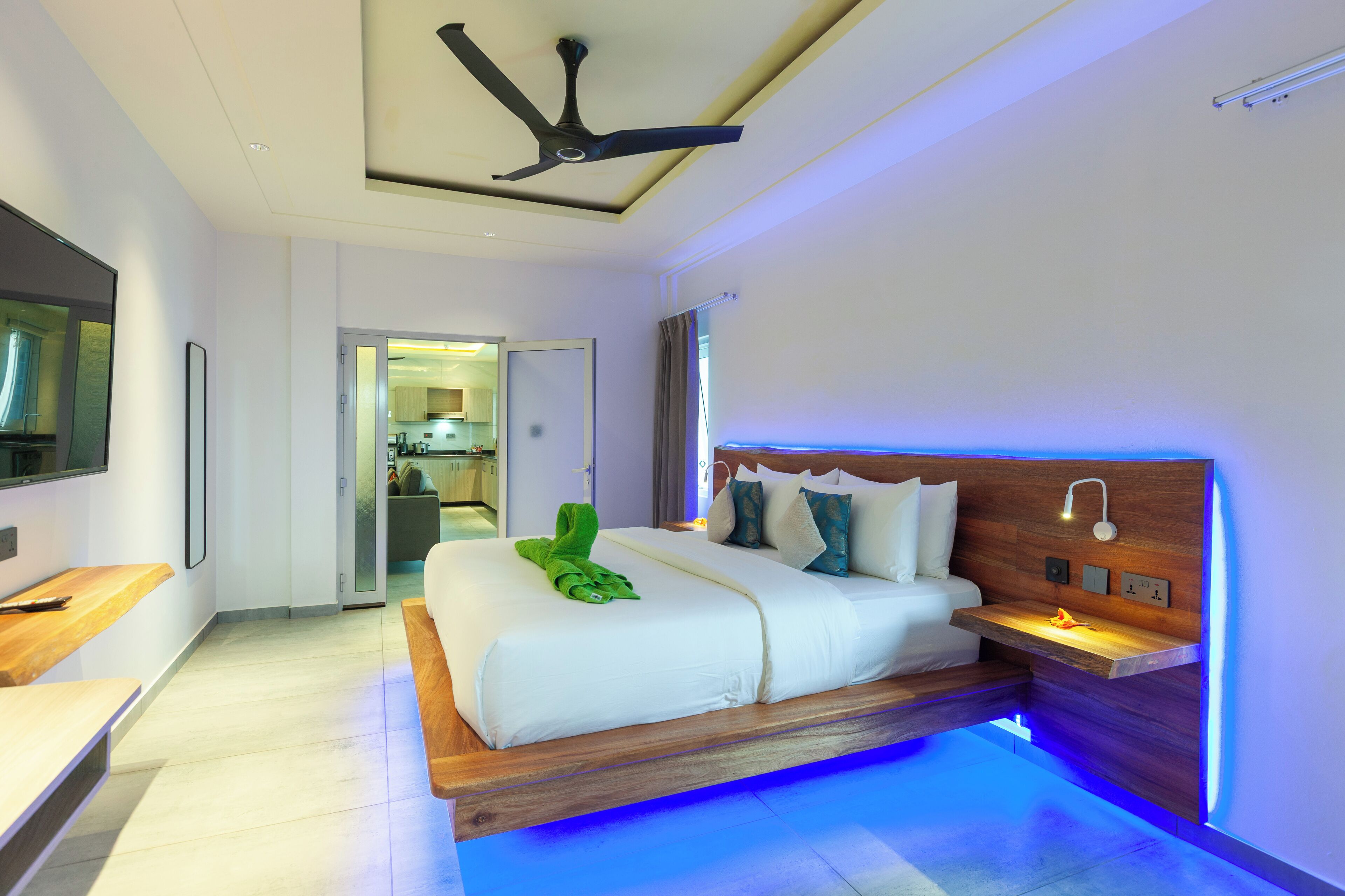 Familien-Suite | Hochwertige Bettwaren, Minibar, Zimmersafe, kostenlose Babybetten