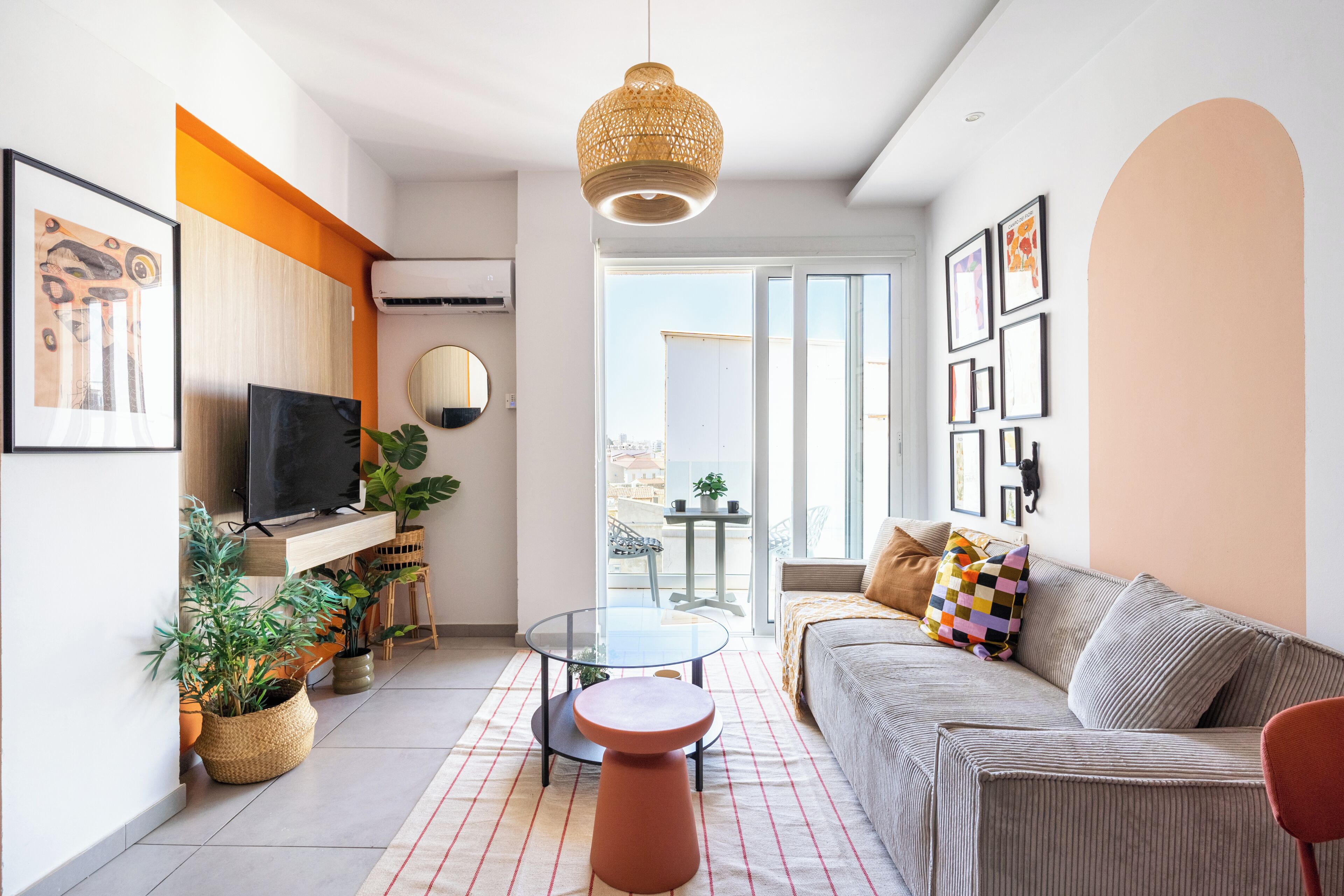 Apartment, 1 Double Bed with Sofa bed, Kitchenette, Sea View | Living area | Smart TV, Netflix, streaming services