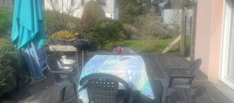 Seaside studio with terrace