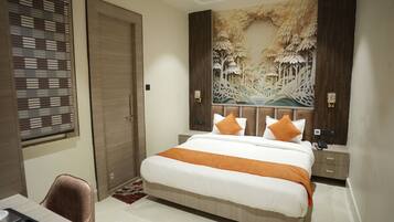 Executive kamer, uitzicht op de stad