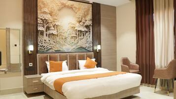 Quarto executivo, vista para a cidade