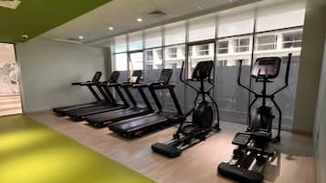Comfort Apartment, Balcony, City View | Fitness facility