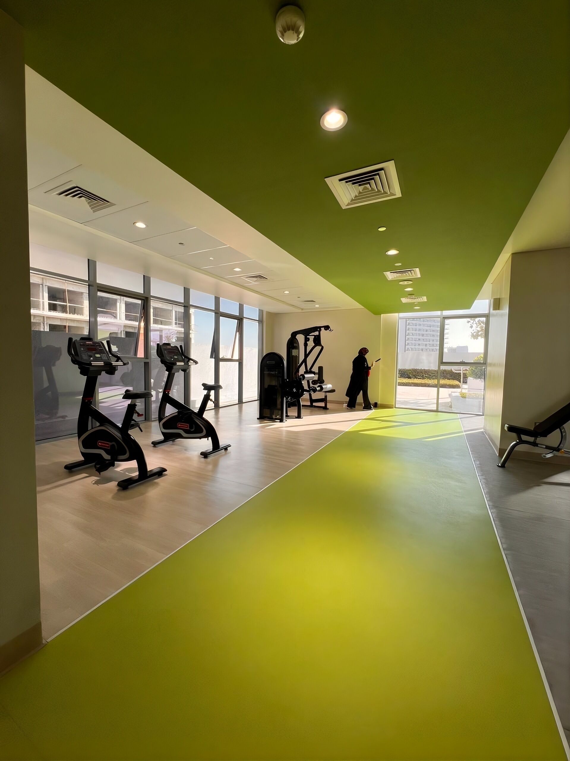 Comfort Apartment, Balcony, City View | Fitness facility