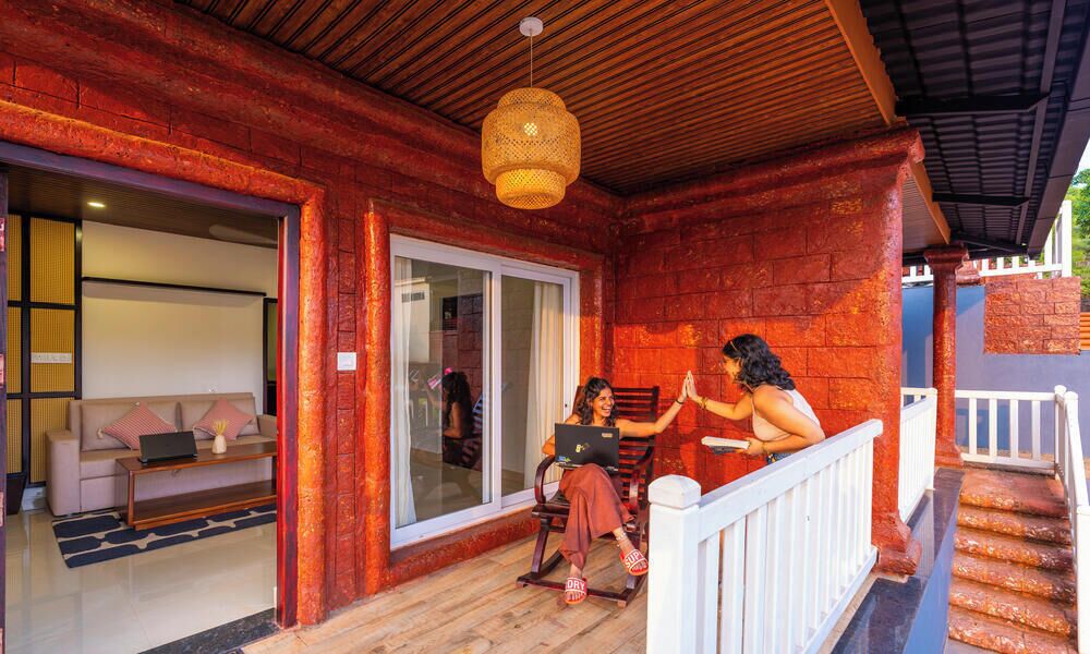 Superior Cottage, Balcony, Pool View | Balcony