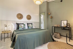 Appartement, balkon, uitzicht op tuin