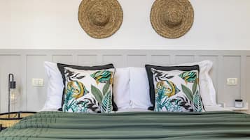 Appartement, balcon, vue jardin