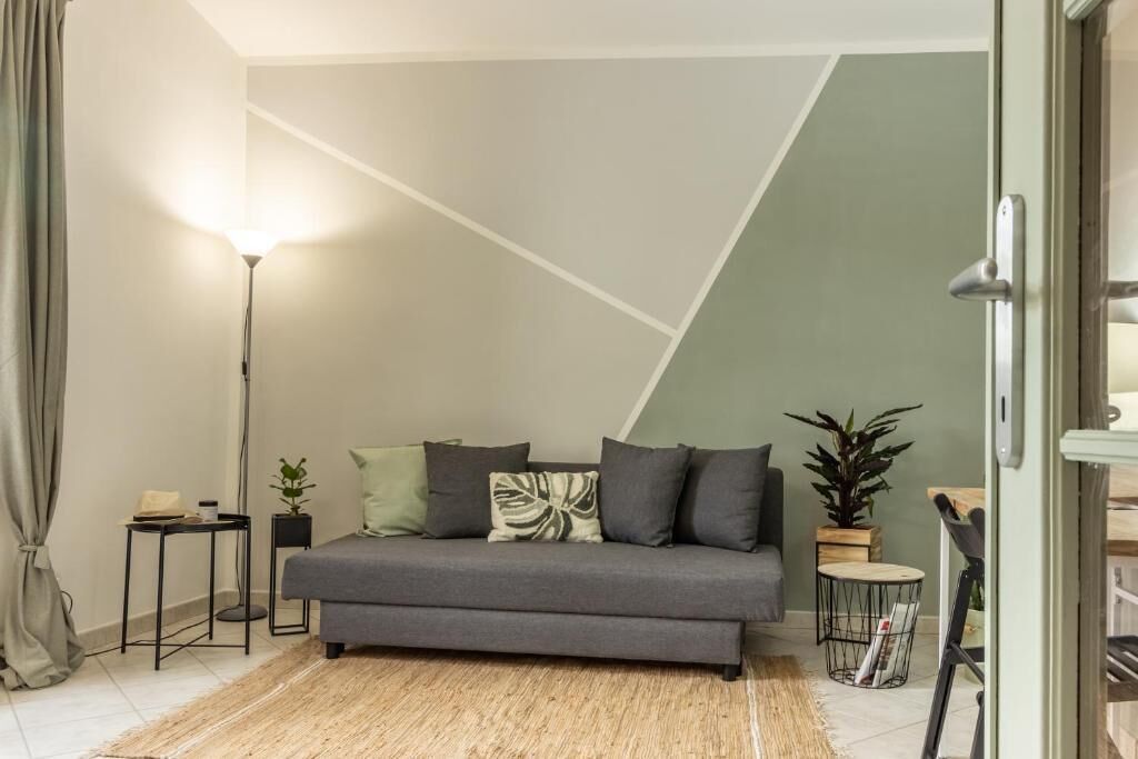 Appartement, balkon, uitzicht op tuin | Woonruimte