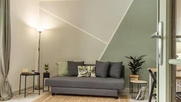 Appartement, balkon, uitzicht op tuin | Woonruimte