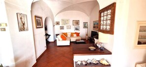 Living area - Les Paons - villa Positano center - terrace -parking (Positano)