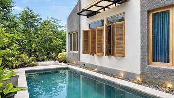 Biệt thự dành cho gia đình, 2 phòng ngủ, quang cảnh vườn | Hồ bơi