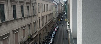 Luxury 2-bedroom 2-bathroom condo with balcony street view