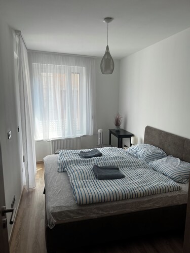 Luxury 2-bedroom 2-bathroom condo with balcony street view