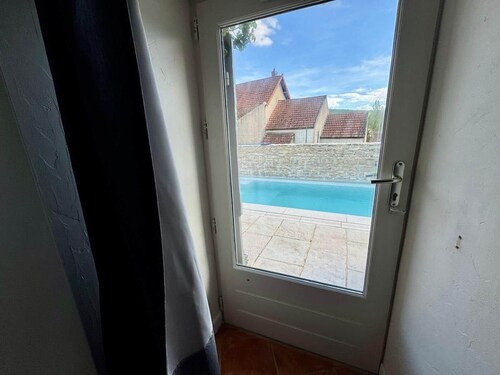 Villa de luxe La Jonchère, Piscine vue sur les vignes Beaune