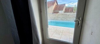 Villa de luxe La Jonchère, Piscine vue sur les vignes Beaune