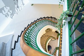 Handrails in hallways - White Wolf House Hostel & Apartments (Prague)