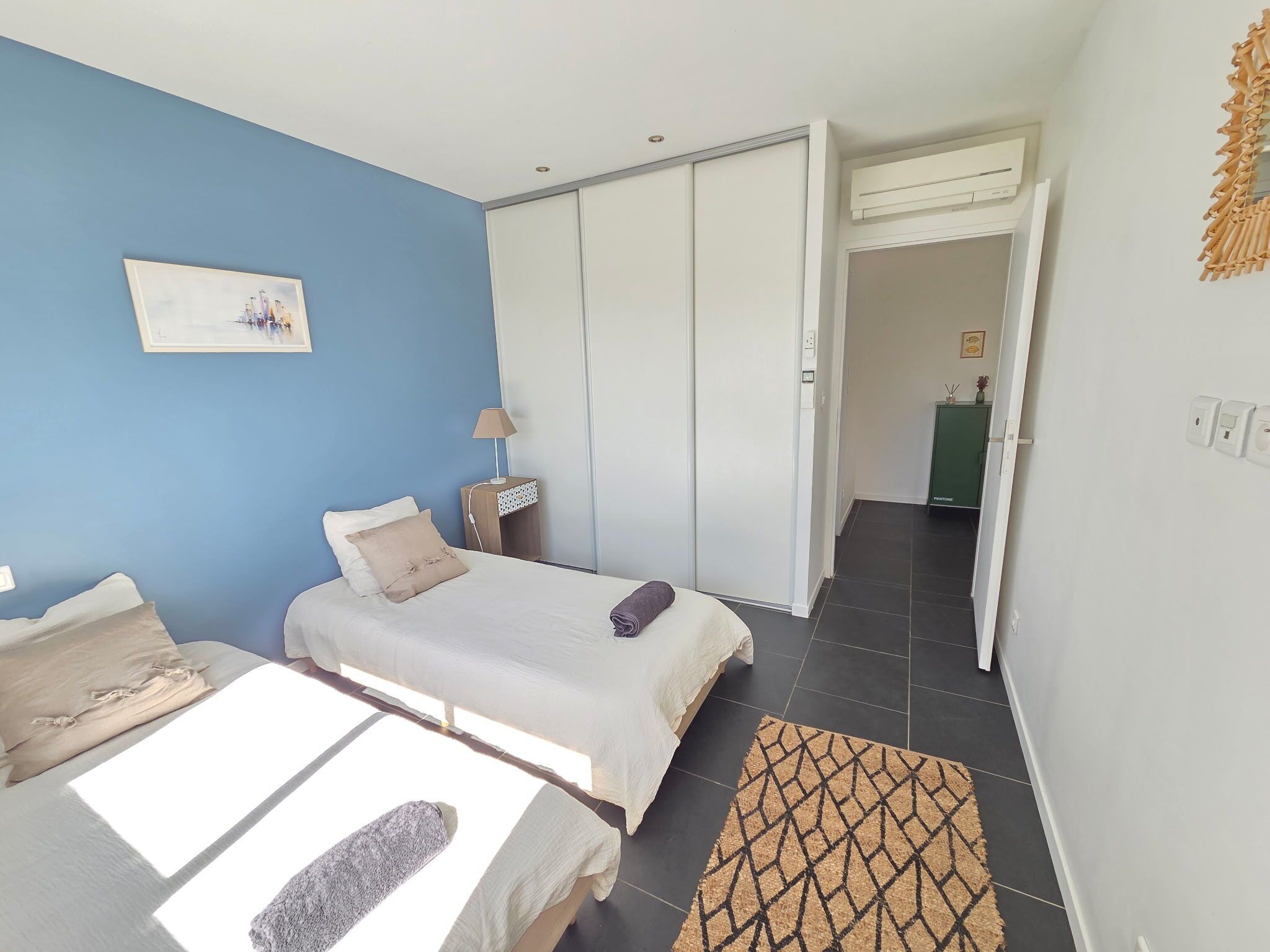 2 bedrooms, iron/ironing board, travel crib, free WiFi