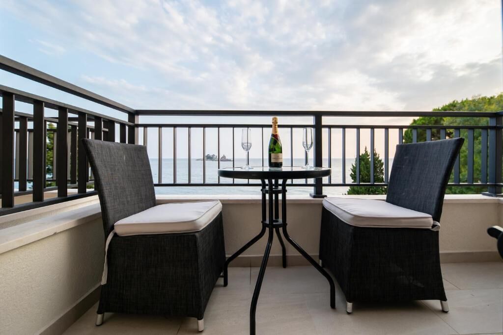 Comfort appartement, uitzicht op zee | Buiten dineren