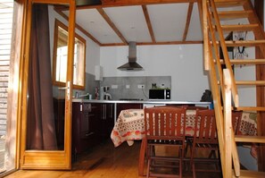 Dishwasher, dining tables - Chalet Jardin Africa (Saint-Remèze)