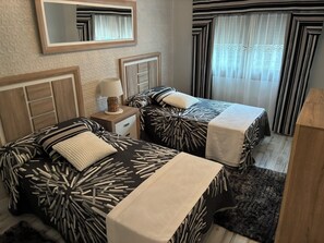3 dormitorios, ropa de cama, accesible en silla de ruedas