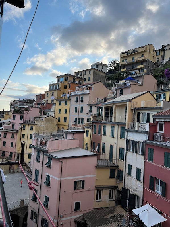 Blick von der Unterkunft