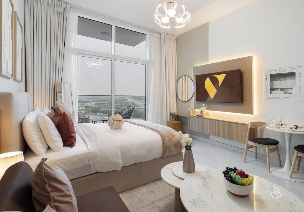 Appartamento Luxury, balcone, vista città