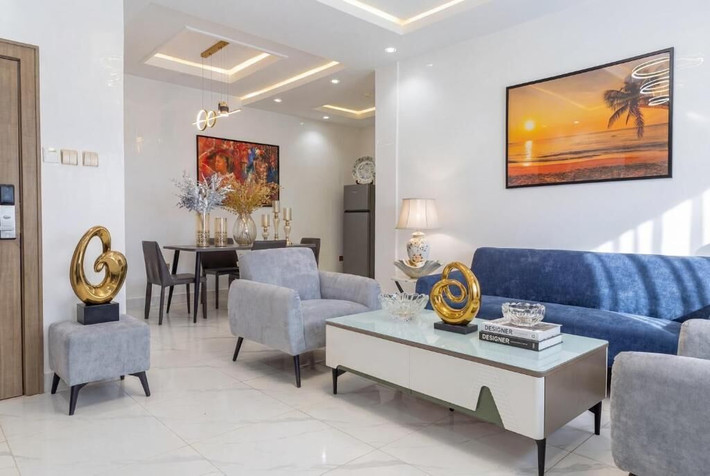 Appartement Confort, balcon, vue ville | Coin séjour