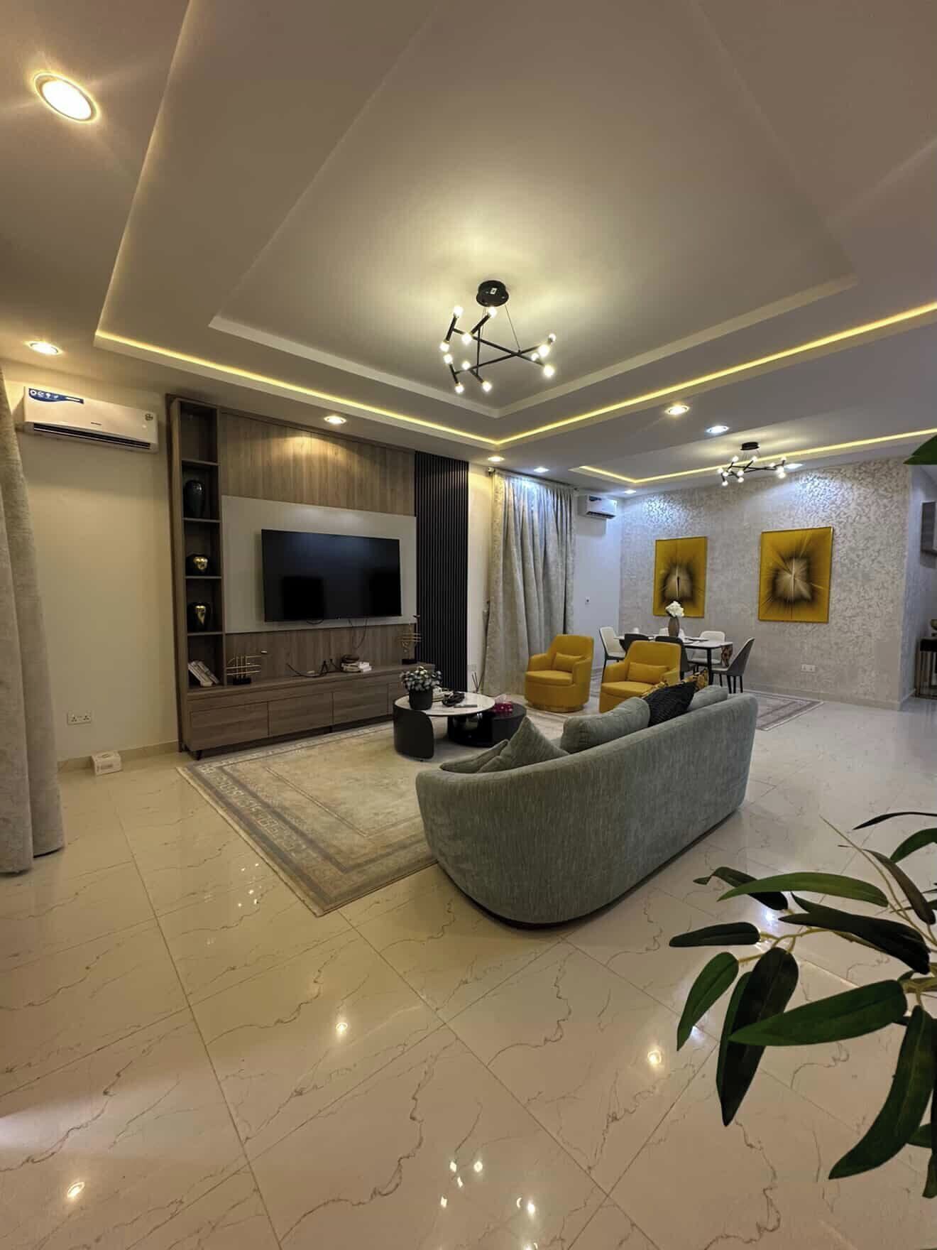 Family Apartment, Balcony, City View | Living area