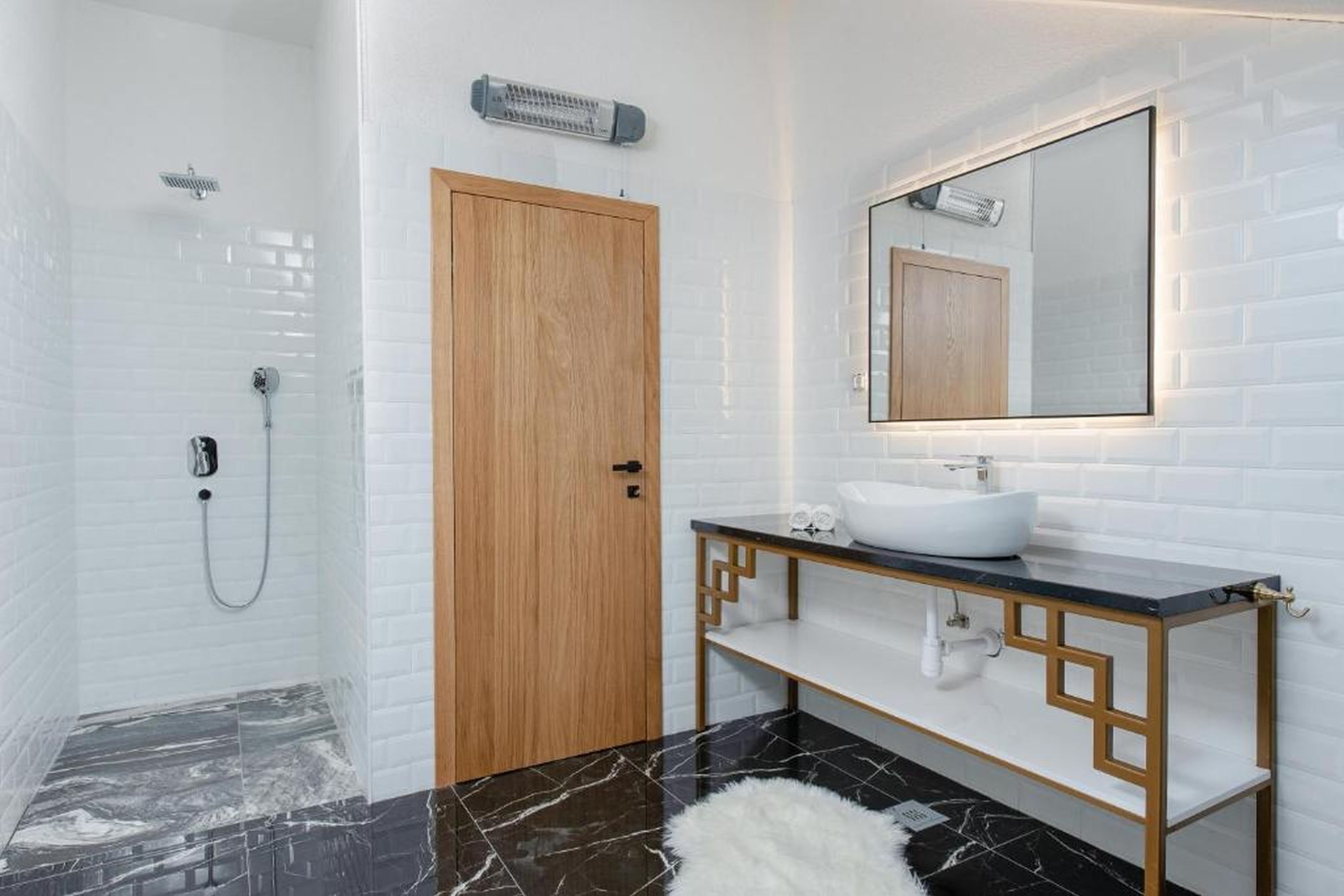 Villa | Bathroom | Shower, towels, soap, toilet paper