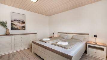 2 bedrooms, iron/ironing board, free WiFi, bed sheets