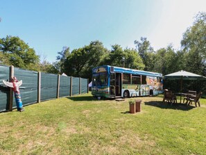 Property grounds - The White Cloud Bus, Ipstones (Stoke-on-Trent)
