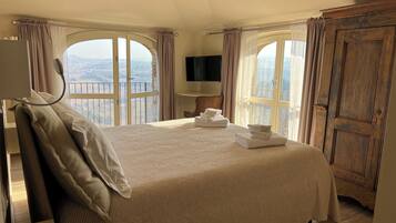 Comfort-Doppelzimmer, Balkon, Bergblick