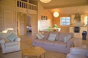 Living area - Skylark Lodge near Southerness (Dumfries)