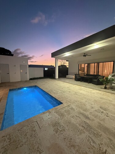 Modern Villa With Private Pool and Starlink Wifi El Macao Punta Cana Area