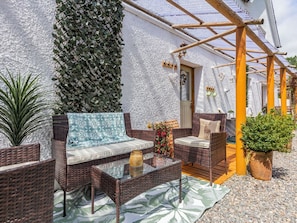 Terrace/patio - Drimnatorran Farm Lodge, Strontian (Acharacle)