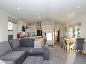 Living area - Bluebell Lodge, Warton (Carnforth)