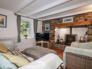 Fireplace - Blowing House Cottage, Perranporth (Perranporth)