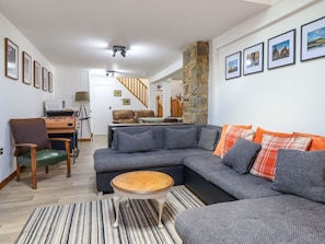 Living area - Hayloft Barn near Trawsfynydd. (Blaenau Ffestiniog)