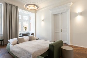 1 bedroom, desk, iron/ironing board, free WiFi - High-End 1BR Apt. with A/C Steps from Wenceslas Square by EasyBNB Premium (Prague)